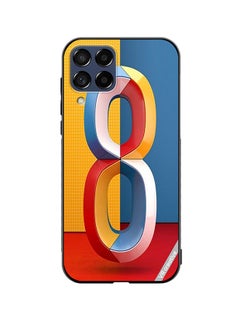 Protective Case Cover For Samsung Galaxy A12 Number 8 Design Multicolour