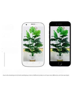 Generic 12 Forked Branches Simulated Plant Bonsai With Plastic Flower Pots Indoor Living Room Decoration Simulated Green Plants Potted Plants Artificial Flower Decorations Bonsai  - Image 4