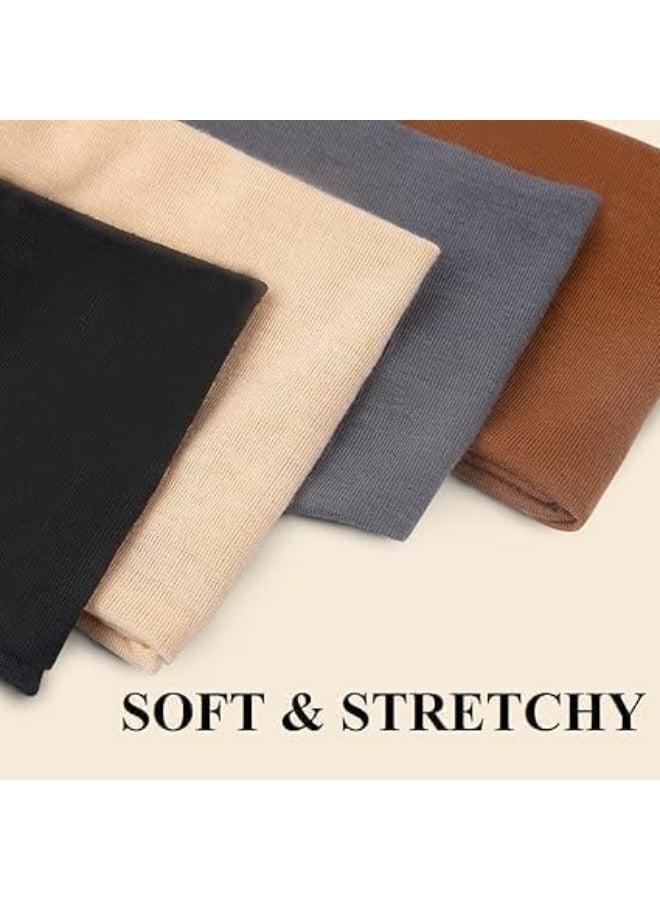 2 Pcs headbands For Women Wide Black&Brown Headband Yoga Workout Head Bands Hair Accessories - Image 3