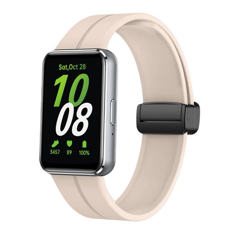 سوار ساعة ذكية باللون أزرق قابل للتعديل رياضي من السيليكون متوافق مع Samsung Galaxy Watch بملاءمة قابلة للتعديل وحزام ناعم للاستبدال اليومي - Image 4