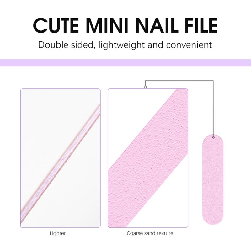 Press-on False Nail Kit Bright Color Waterdrop Shape Nail Art Tips Tools - Image 5
