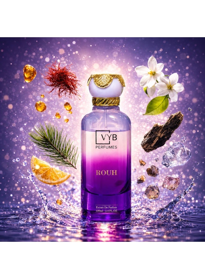 VYB Perfumes RBR Gift Boxes Extrait De Parfum Collection for Men and Women - Rouh, Burnt Desire & Royal Premium Luxury Fragrance Gift Set, Premium Gift Box for Daily Wear & Special Occasions - Image 5