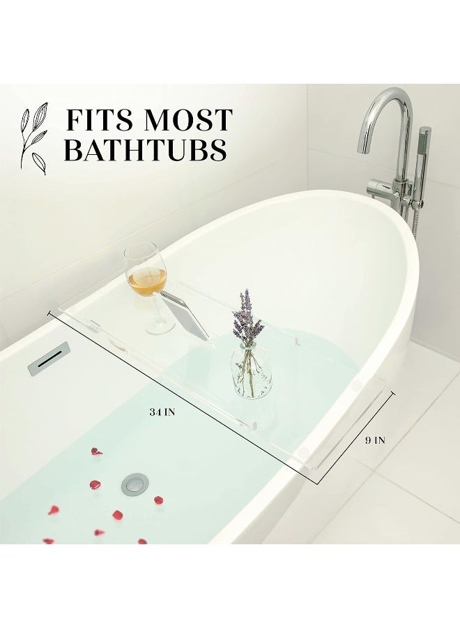 TPGP طاولة استحمام شفافة TPGP، 34 بوصة - Image 3