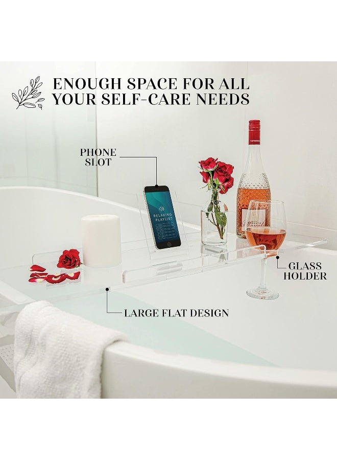 TPGP طاولة استحمام شفافة TPGP، 34 بوصة - Image 4