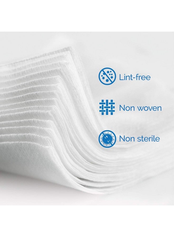 چاي ام يو ضمادات شاش JMU 2x2، إسفنجة شاش غير منسوجة رباعية الطبقات، شاش أسنان غير معقم 200 قطعة إسفنجة شاش متعددة الأغراض - Image 5