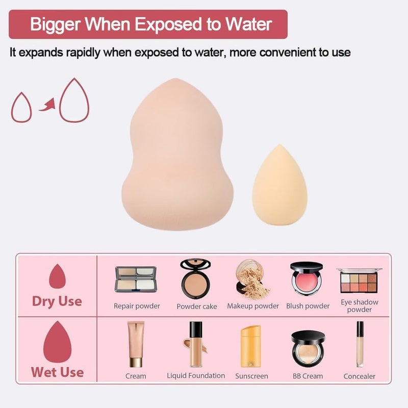 Goodern 40 PCS Multi-functional Makeup Tool Set with Bag - Image 4