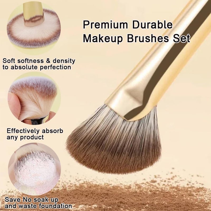 Goodern 40 PCS Multi-functional Makeup Tool Set with Bag - Image 3
