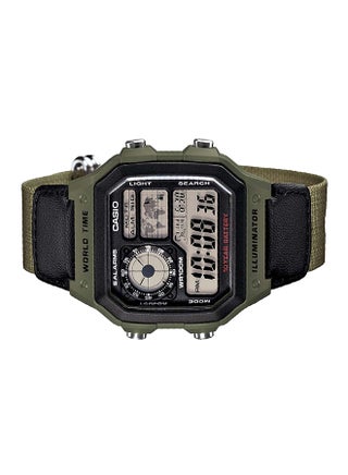Boys Youth Series Quartz Digital Watch AE-1200WHB-3BVDF - 42 mm - Green/Black - view 3