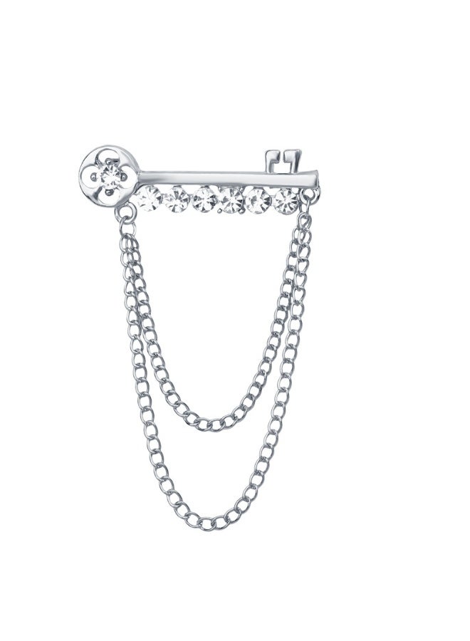 Shougu Versatile Temperament Tassel Chain Suit Brooch