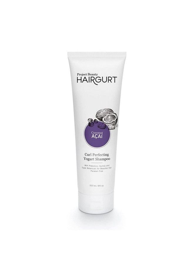 Hairgurt Curl Perfecting Yogurt Shampoo For Curly Coily And Wavy Hair Repair; For The Appearance Of Noticeably Thicker Fuller Hair Even On Color Treated Hair. Sulfatefree (237 Ml / 8 Oz)  - Image 2