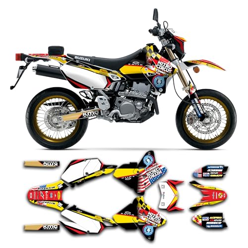 Kungfu Graphics Decal Kit for Suzuki DRZ 400 SM DRZ400SM Supermoto, SZDRSE9919001-KO - Image 1