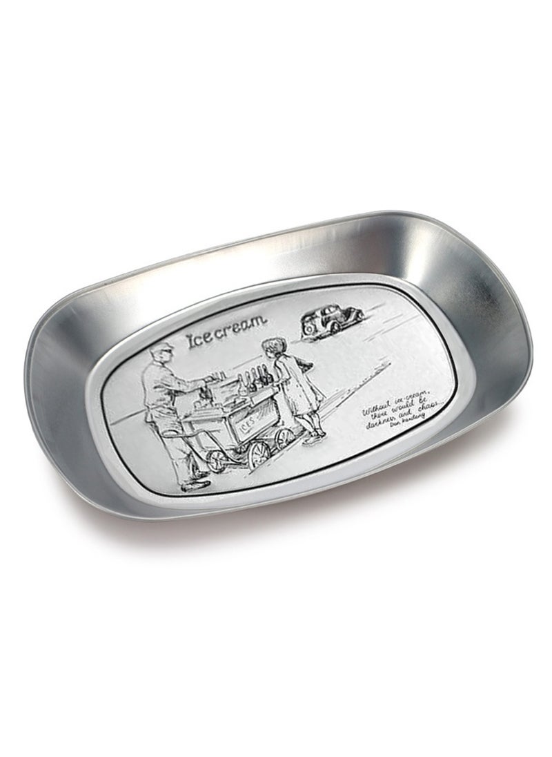 Hanghaijia Tinplate Outdoor Products Camping Tableware, Home Kitchen Fruit Dried Fruit Food Vegetable Storage Tray Fruit Bowls  - Image 1