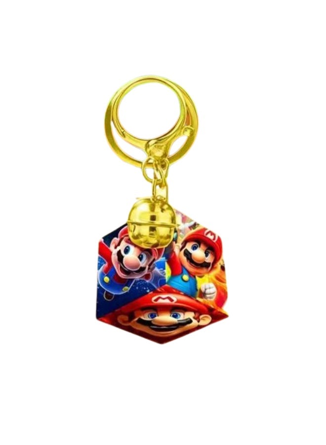Super Mario Bluetooth Kids Headphones with 3-in-1 Gift Set for Children - 【Kids Bluetooth Headphones】with Digital Clock and Rotating Rubik's Cube Keychain - Model AM-888G - Red - Image 4