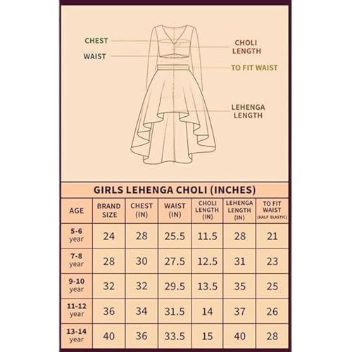 Naixa Girl's Cotton Fabric Gold/Dark Pink Color Floral Print Lehenga Choli with Sleeveless and Drawstring Closure Type| Ready to Wear Lehenga Choli Set for Kids - Image 3