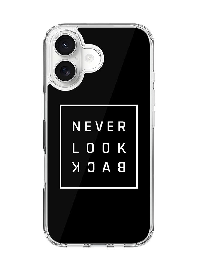 Stylizedd Classic Clear MagSafe Case for iPhone 17 , Hybrid Soft Case Flexible Edges Anti Drop TPU PC Gel Thin Transparent Cover [ Designed for iPhone 17 ] - Never look back