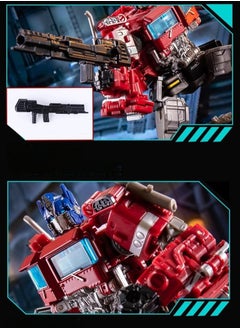 JUNYOUK High Quality Optimus Prime Alloy Deformation Car Robot Action Figure Toys  - Image 3