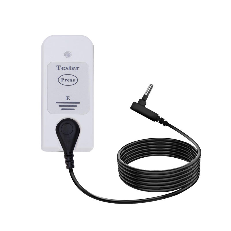 Hooga Grounding Continuity Tester for Grounding Mat, Sheets, Pads, Blankets, Pillow Cases. Universal 15 Foot Grounding Cord. Use to Test Effectiveness of Earth Connected Products. - Image 1