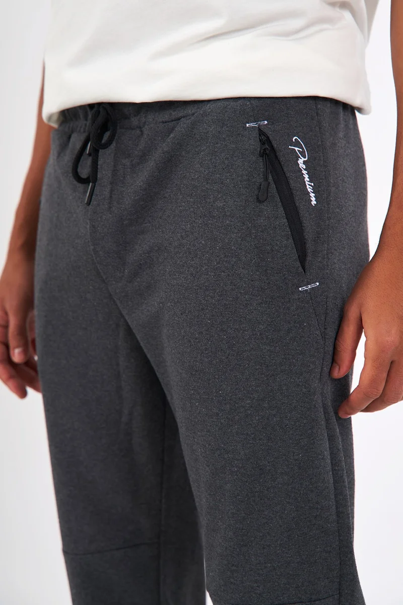 mmetalic Metalic Men's Anthracite Elastic Leg Sweatpants