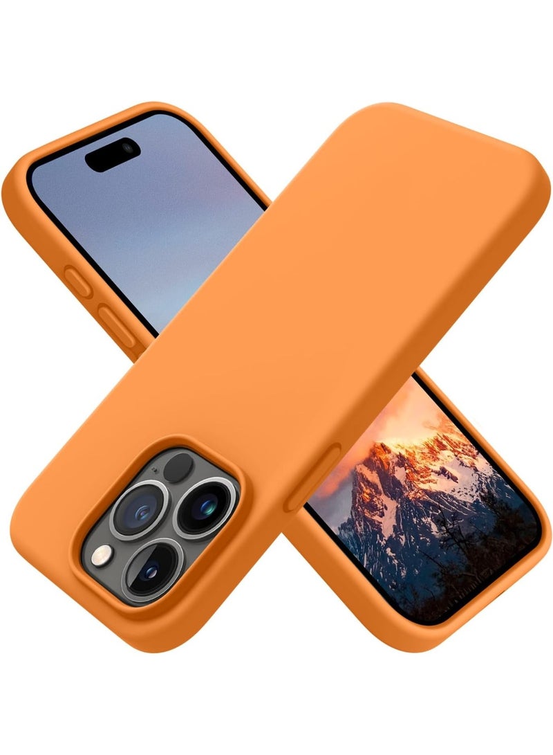 Houmt iPhone 15 Pro Case 6.1 Inch Liquid Gel Silicone iPhone 15 Pro Cover Inside Microfiber Soft Silky Touch Anti-Scratch Thin Shockproof Cover Compatible with iPhone 15 Pro - Image 1