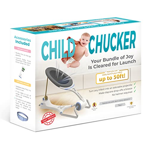 Witty Yeti Hilarious Child Chucker Gag Gift Empty Box Wrap Your Real Present Inside to Prank Friends or Family with This Practical Joke for Men or Women Funny Idea for New Parents or Baby Shower - Image 1