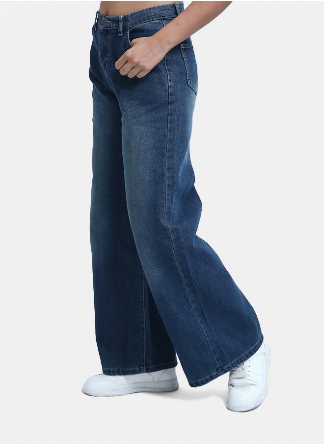 RAVIN Casual Straight Leg Jeans with Slash Pockets  - Image 2