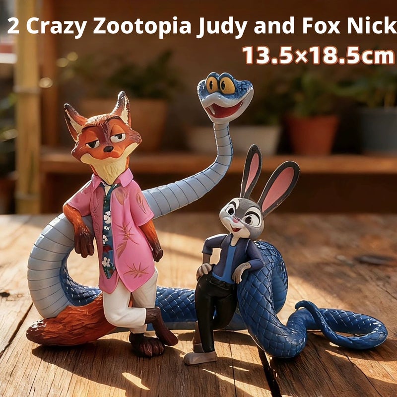 Zootopia 2 Judy Hopps Snake Figurine - Image 2