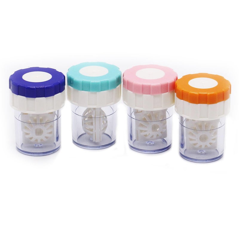 Pomeat 4 PCS Manually Contact Lens Washer Cleaner