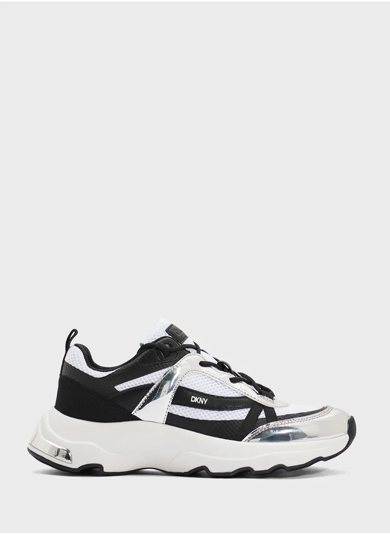 DKNY Juna Lace Up Low Top Sneakers