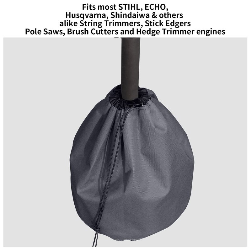 UCEDER Waterproof Trimmer Engine Cover,600D Heavy Duty Polyester Trimmer Engine Protector Suitable for Stihl, Echo, Husqvarna(1 Pack) - Image 4