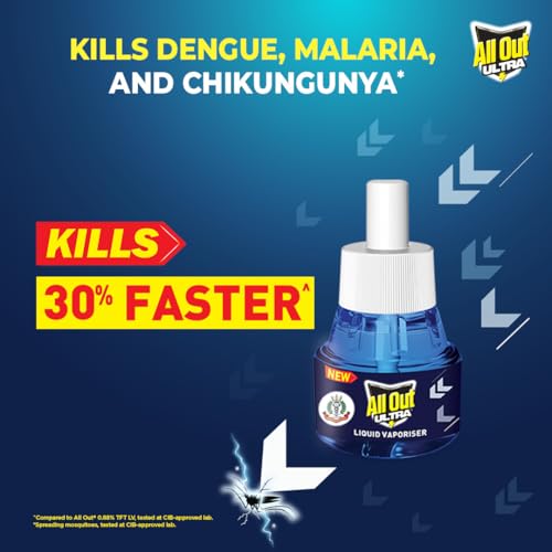 All Out Ultra Mosquito Repellant Combi Pack (Machine + 2 Refills) | Kills Dengue Mosquitoes, Pack Of 1 - Image 2