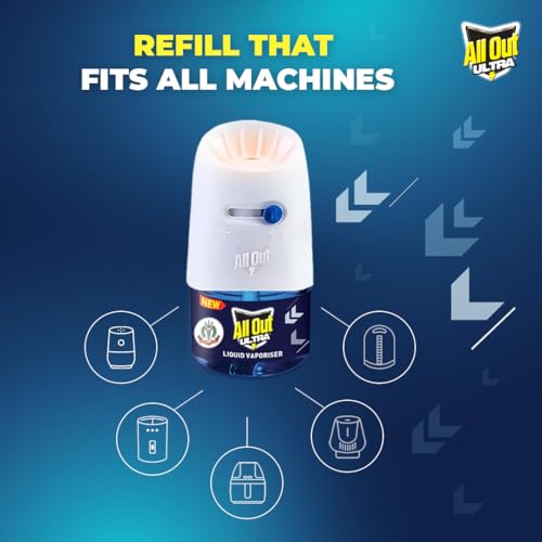 All Out Ultra Mosquito Repellant Combi Pack (Machine + 2 Refills) | Kills Dengue Mosquitoes, Pack Of 1 - Image 3