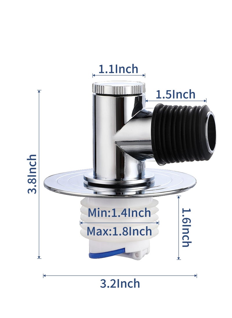 Generic Magnetic Drain Tube Hose Seal, Odor-proof Valve Deodorant Silicone Plug, Drain Catcher Connector, Tee Joint, Only Suitable for Washing Machine  - Image 2