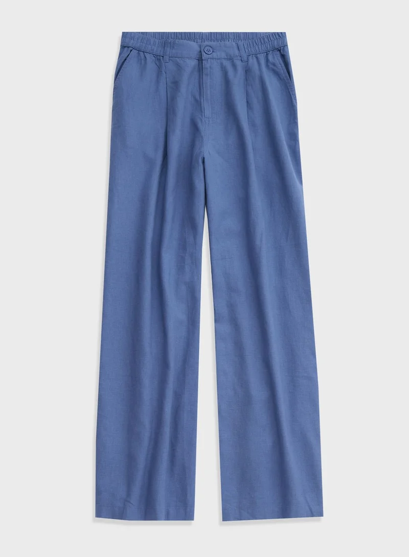 Aerie High Waist Wide Leg Pants