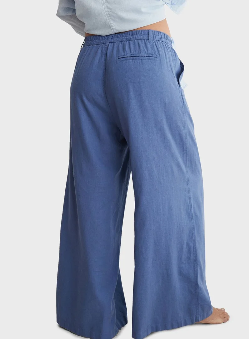 Aerie High Waist Wide Leg Pants