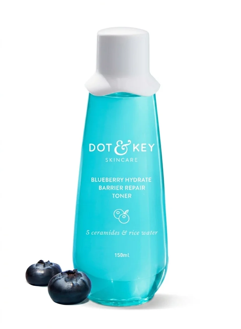 Dot & Key Dot & Key Rice Water Hydrating Toner With Hyaluronic | Rice Water Toner For Dry Skin, Sensitive Skin & Oily Skin | Alcohol-Free |Quick Absorbing & Non Sticky, For Hydrated Skin | Exfoliates Pores | 150ml