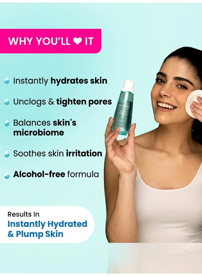 Dot & Key  Dot & Key Rice Water Hydrating Toner With Hyaluronic | Rice Water Toner For Dry Skin, Sensitive Skin & Oily Skin | Alcohol-Free |Quick Absorbing & Non Sticky, For Hydrated Skin | Exfoliates Pores | 150ml  | Best Price UAE
