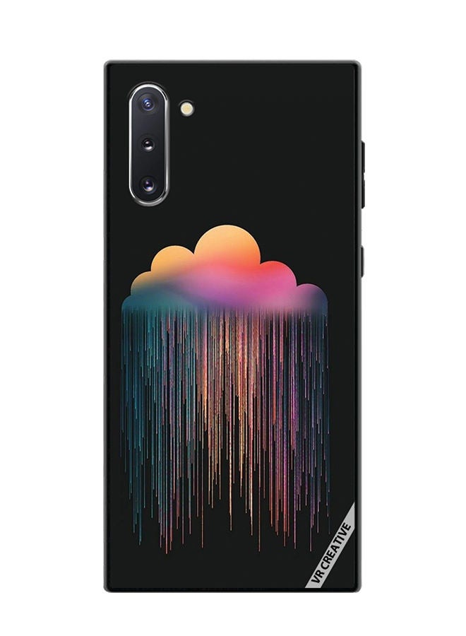VR CREATIVE Protective Case Cover For Samsung Galaxy Note10 5G Colorful Rain Design Multicolour - Image 1