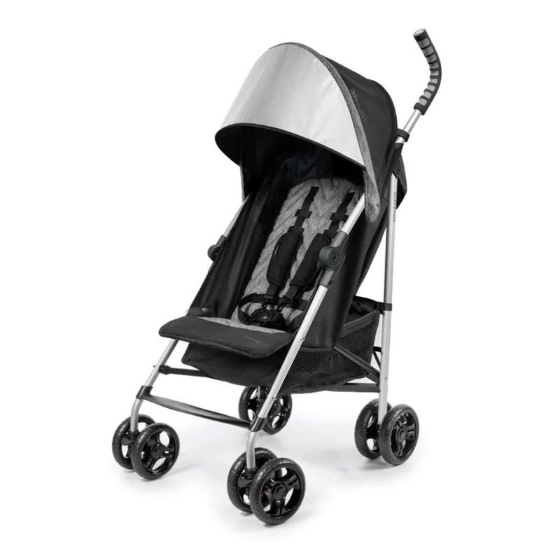 Ingenuity - 3Dlite ST Convenience Stroller, Lightweight Foldable Stroller with Storage, Ages 6–60 Months - Black - Image 1