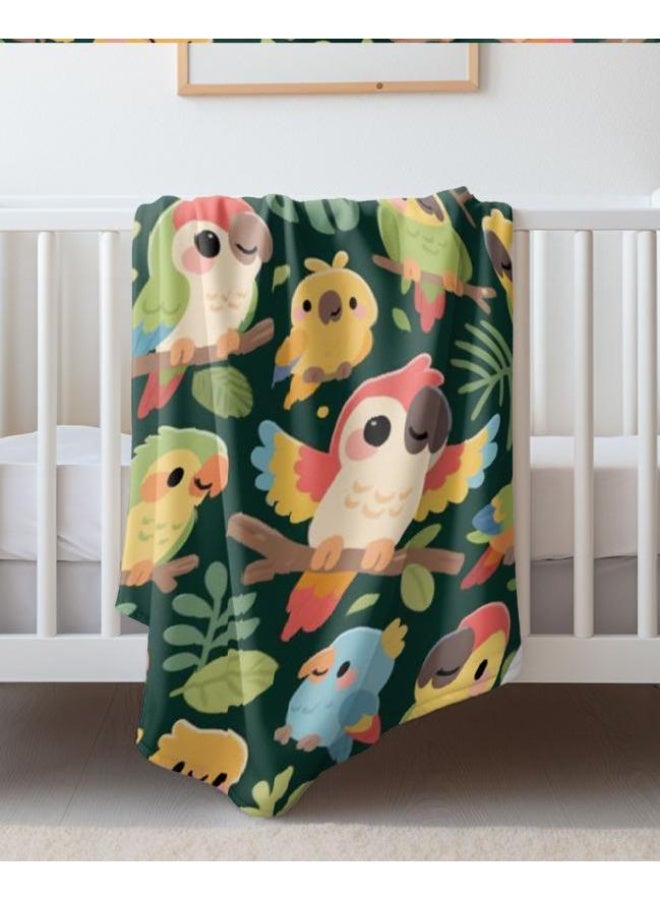 general Baby and children's cartoon flannel thin blanket (warm and comfortable, suitable for sleep, game use) 70cm*100cm - Image 2