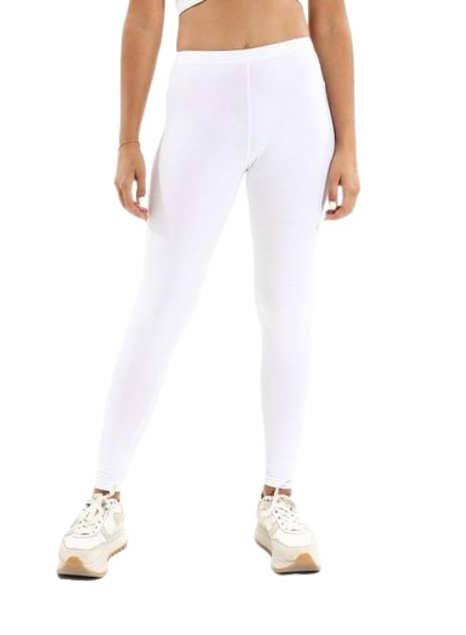 Cottonil Cotton Leggings Pants for Women - White - Image 1