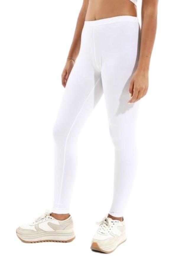 Cottonil Cotton Leggings Pants for Women - White - Image 3