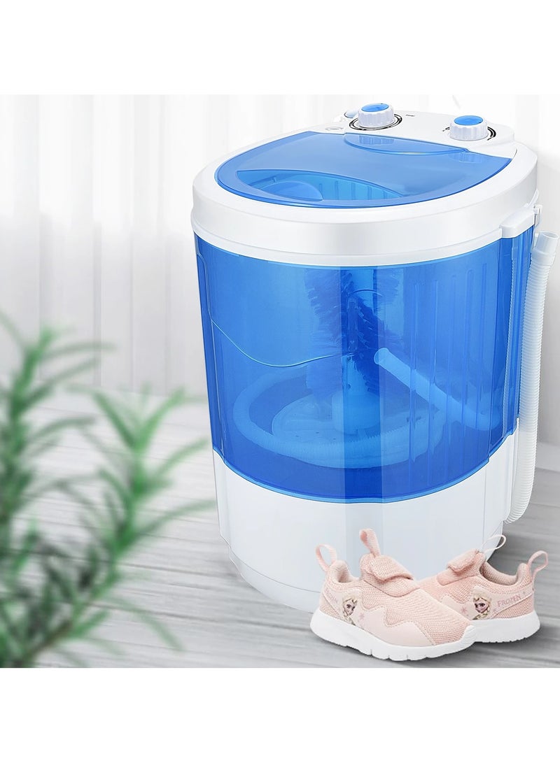 2 In 1 Mini Shoe And Cloth Washing Machine Blue/White  - Image 1