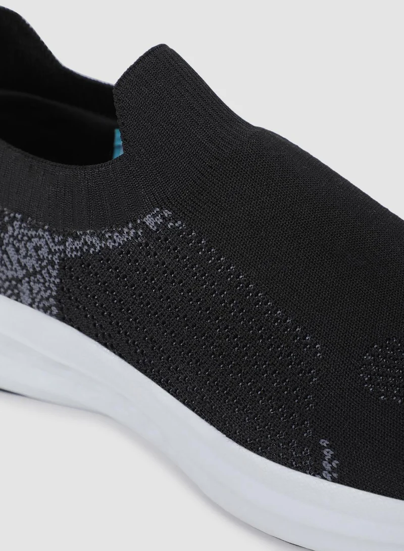 CAMPUS Women's Black Slip On Shoes - Lightweight Shoes, Minimalist Designed for Elegance