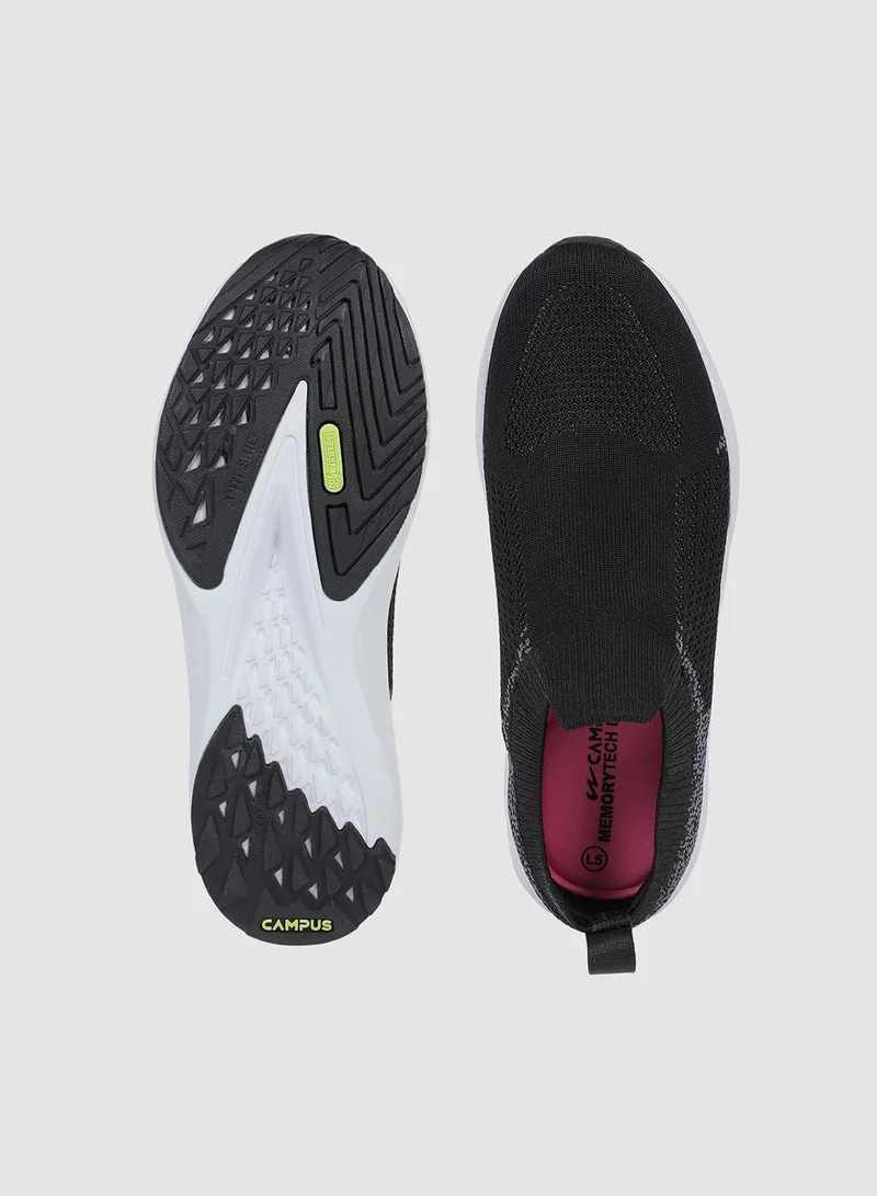 CAMPUS Blk/D.Gry Women's Black Slip On Shoes - Lightweight Shoes, Minimalist Designed for Elegance for Women | Best Price UAE