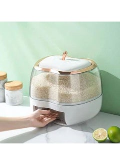 Olpad Olpad Apple Shape 5KG Rice Dispenser Rice Container Cereal Dispenser Cereal containers Storage Rice Container Cereal containers Suitable for Rice Millet Beans apple rice dispenser 5kg  - Image 1