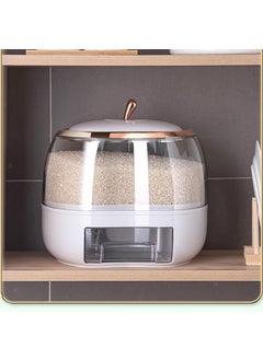 Olpad Olpad Apple Shape 5KG Rice Dispenser Rice Container Cereal Dispenser Cereal containers Storage Rice Container Cereal containers Suitable for Rice Millet Beans apple rice dispenser 5kg  - Image 5