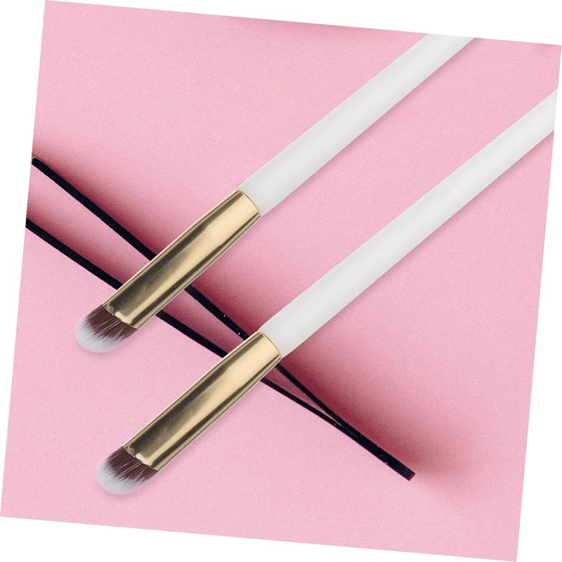 10pcs Concealer Blending Brushes Angled under Eye Makeup Brushes Thumb Concealer Set for Professional Face Contouring and Eyebrow Touch-up - Image 4