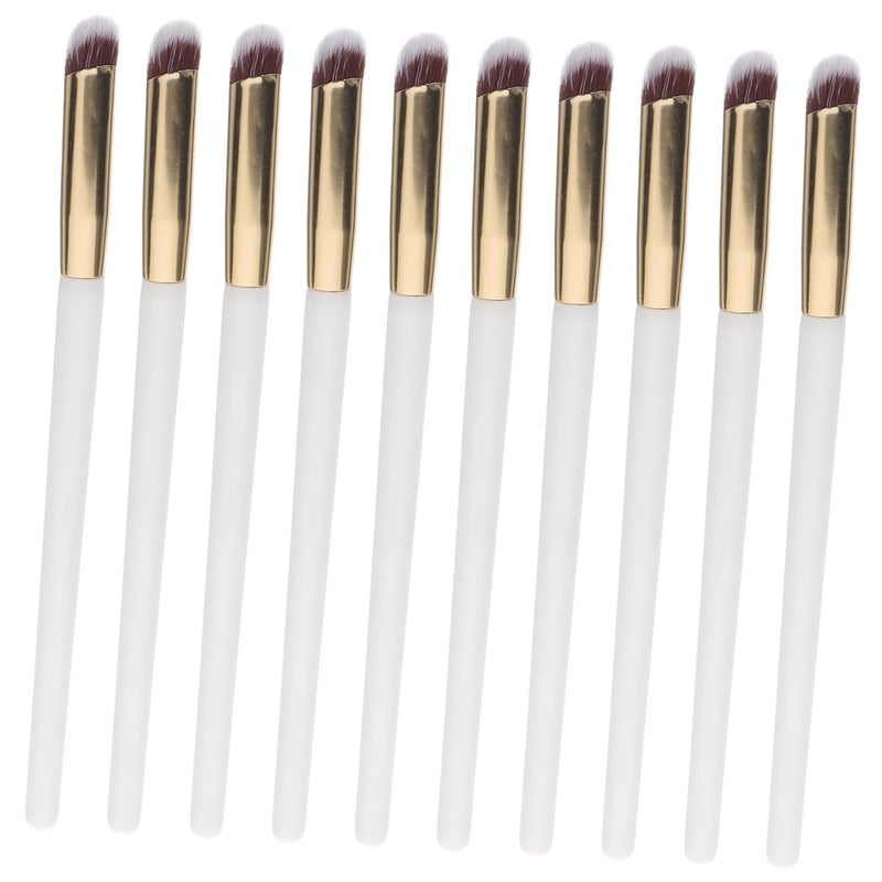 10pcs Concealer Blending Brushes Angled under Eye Makeup Brushes Thumb Concealer Set for Professional Face Contouring and Eyebrow Touch-up - Image 1