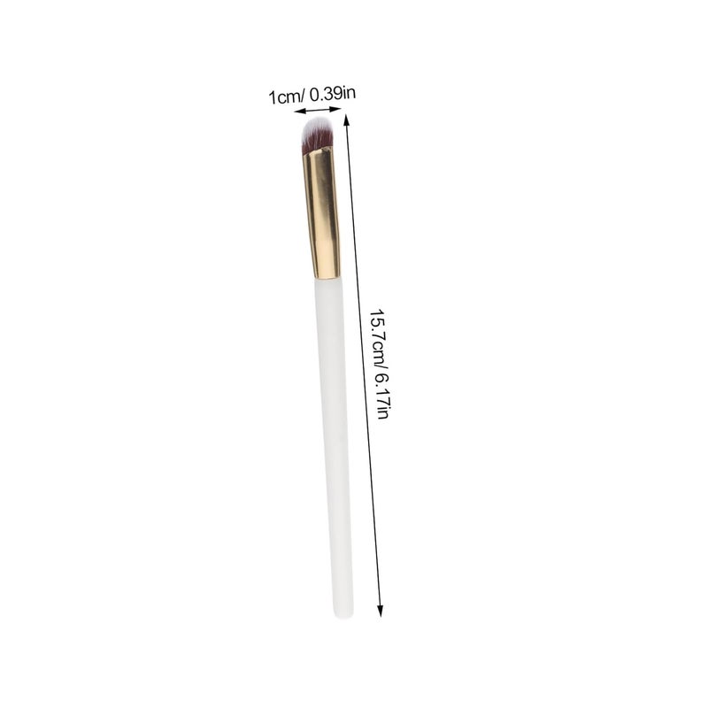 10pcs Concealer Blending Brushes Angled under Eye Makeup Brushes Thumb Concealer Set for Professional Face Contouring and Eyebrow Touch-up - Image 2
