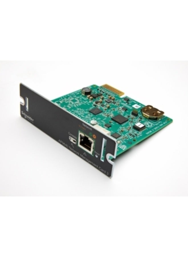 APC AP9640 UPS Network Management Card 3 Gigabit Ethernet Remote Monitoring & Management Card for Smart-UPS - Image 1